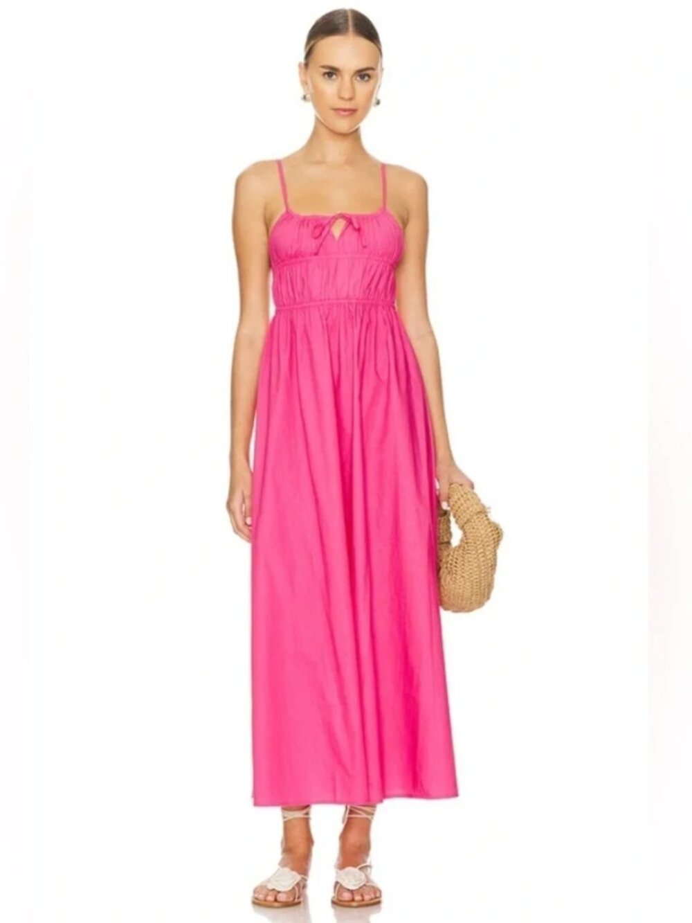 L Space Cordova Pink Maxi Dress Size S